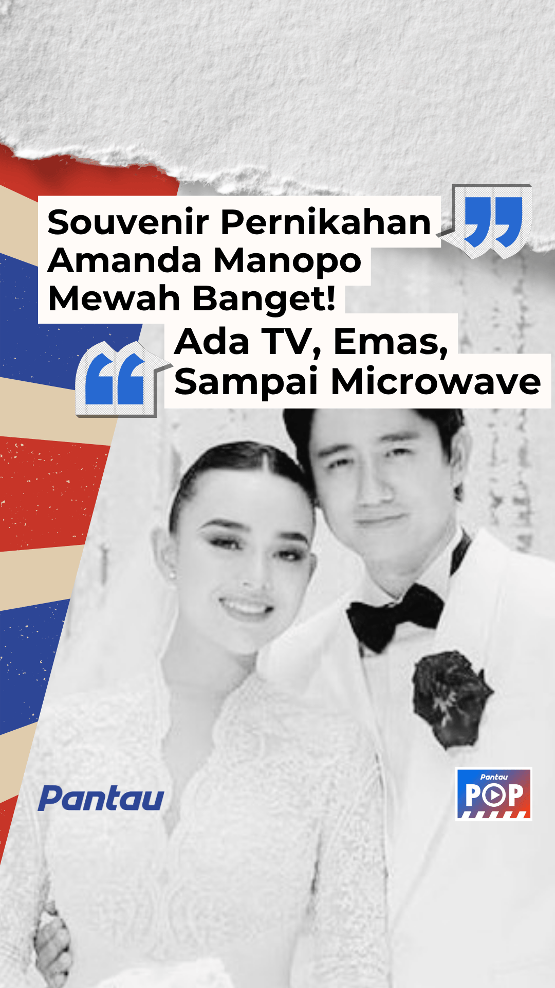 SOUVENIR PERNIKAHAN AMANDA MANOPO MEWAH BANGET, ADA TV, EMAS, SAMPAI MICROWAVE