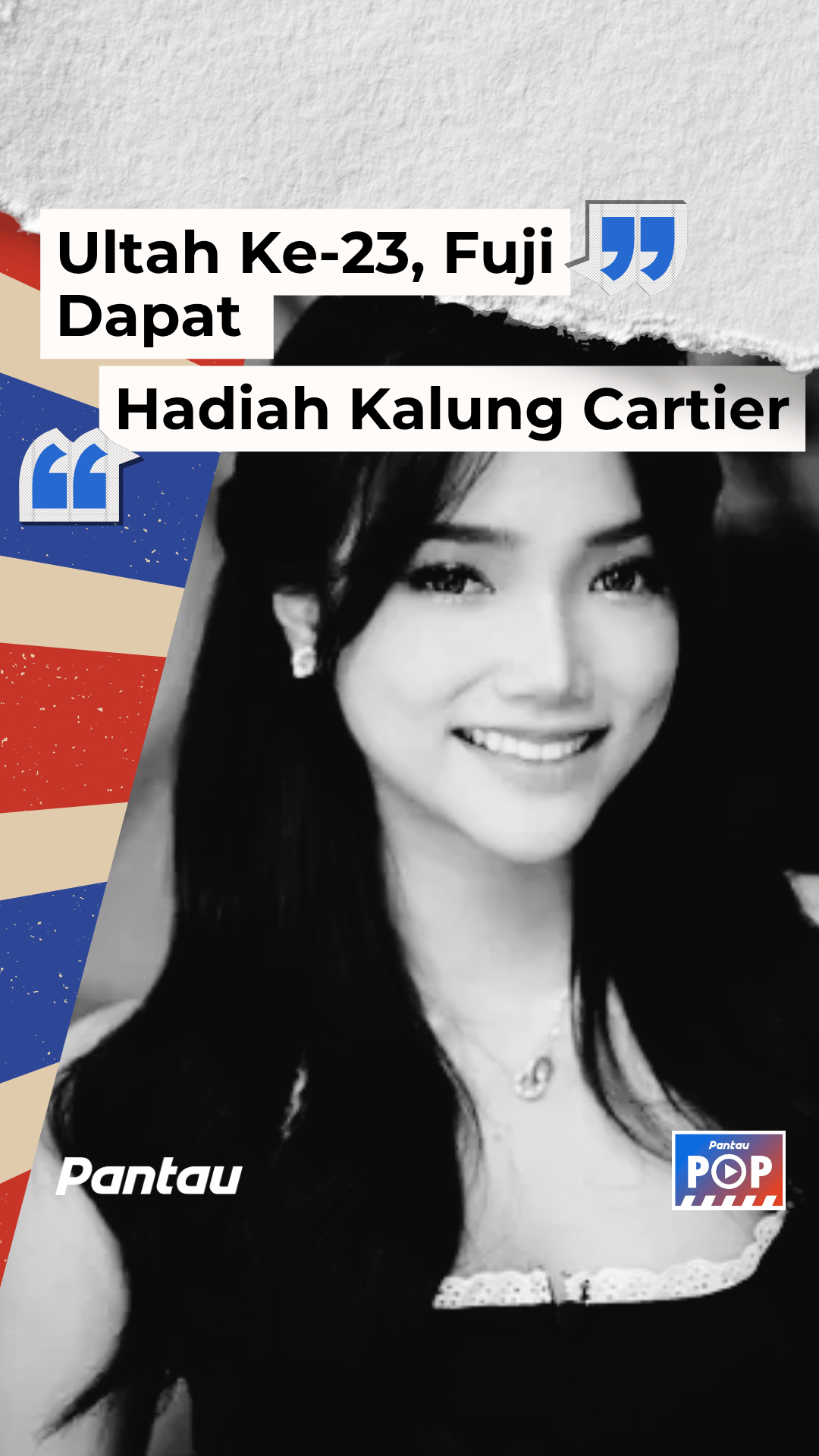 ULTAH KE 23 FUJI DAPAT HADIAH KALUNG CARTIER