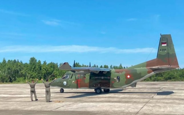 TNI AU Kerahkan Pesawat CASA ke Krayan Jelang Natal dan Tahun Baru untuk Dukung Mobilitas Warga Perbatasan