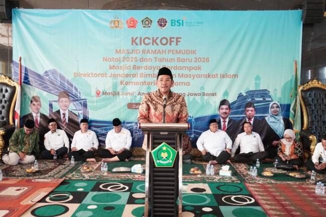Kemenag Siapkan 6.919 Masjid Ramah Pemudik untuk Layani Musafir Selama Nataru 2025–2026