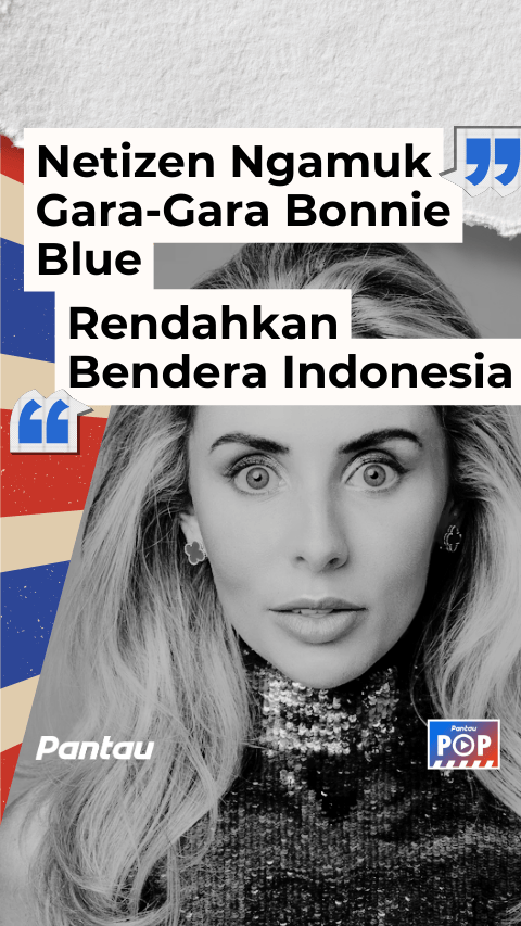 NETIZEN NGAMUK GARA-GARA BONNIE BLUE RENDAHKAN BENDERA INDONESIA