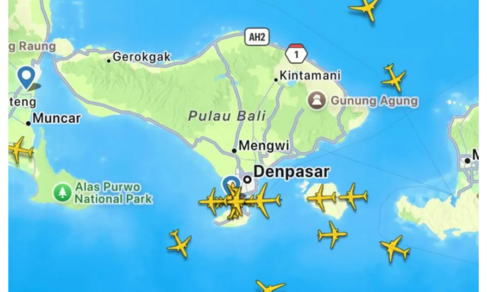 Bandara Ngurah Rai Lakukan Pengaturan Pendaratan Akibat Hujan Lebat, 11 Penerbangan Terdampak