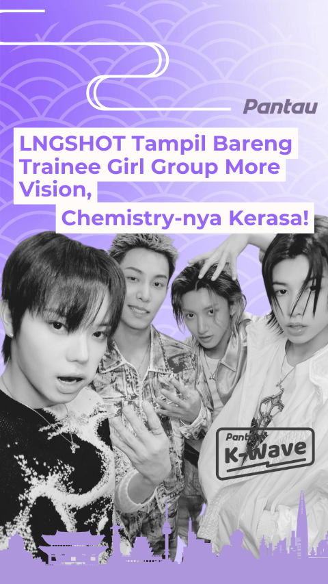LNGSHOT TAMPIL BARENG TRAINEE GIRL GRIUP MORE VISION