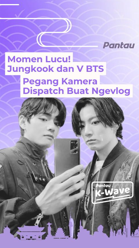 MOMEN LUCU JUNGKOOK AND V BTS