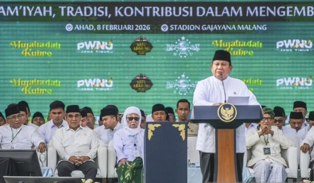 Hadiri Mujahadah Kubro NU, Presiden Prabowo Tegaskan Pentingnya Persatuan dan Peran NU dalam Sejarah Bangsa