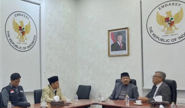 Baznas RI dan KBRI Kairo Perkuat Kolaborasi Kemanusiaan untuk Gaza dan Mahasiswa Indonesia di Mesir