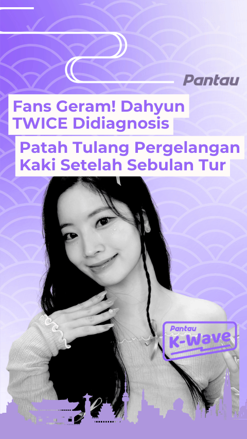 DAHYUN TWICE DIDIAGNOSIS PATAH TULANG
