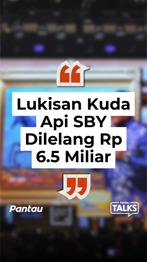 LUKISAN KUDA API SBY DILELANG RP. 6.5 MILIAR