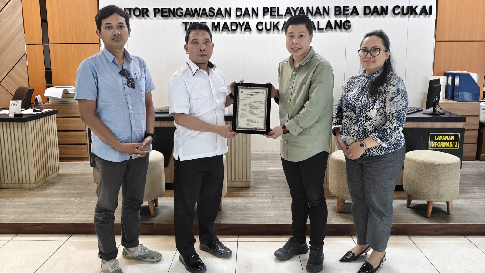 Bea Cukai Malang Fasilitasi Permohonan NPPBKC PT Cahaya Unggul Abadi Nawasena