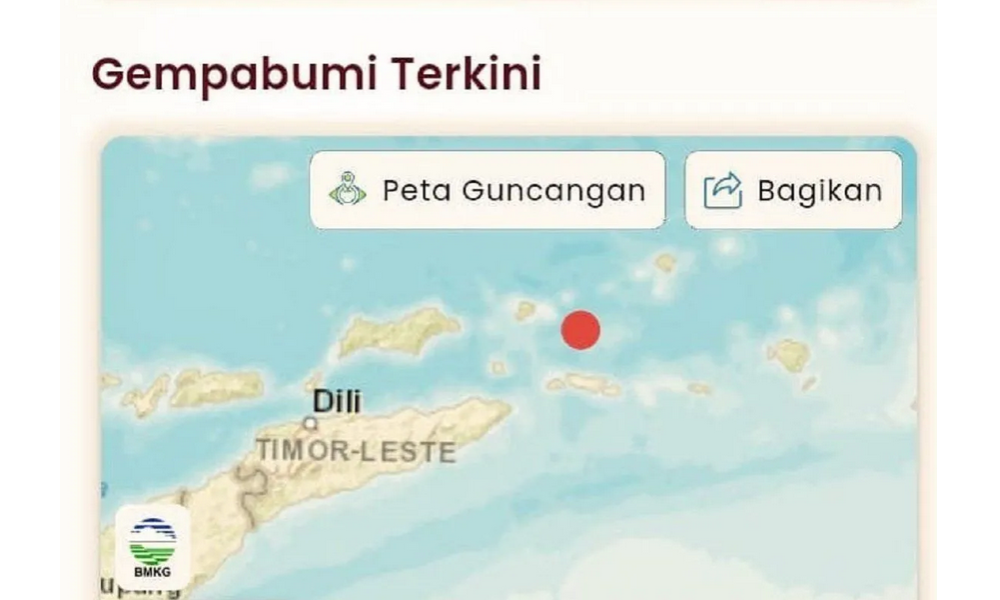 Gempa M6,5 Guncang Maluku Barat Daya, Tidak Ada Korban Jiwa