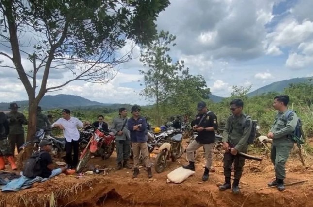 Dishut Kalsel Tertibkan Tambang Emas Ilegal di Kawasan Tahura Sultan Adam