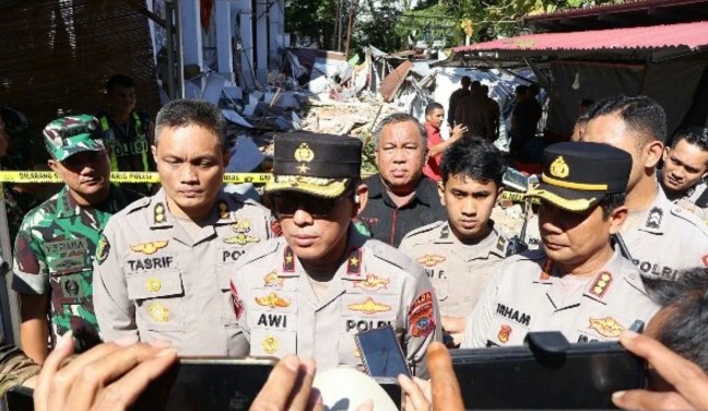 Polda Sulut Lakukan Pendataan dan Patroli Mitigasi Usai Gempa M7,6 di Bitung