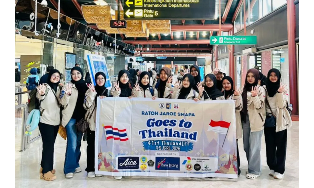 Tim Ratoh Jaroe SMAN 4 Semarang Wakili Indonesia di Festival Budaya Internasional Thailand