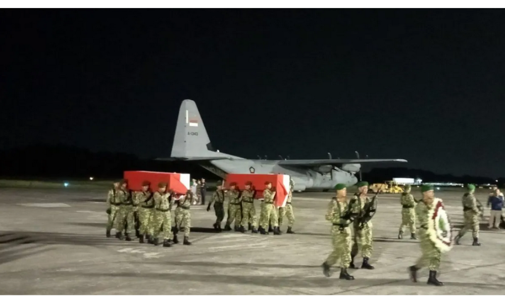 Dua Prajurit TNI Gugur di Lebanon Dimakamkan Minggu Pagi, TNI Siapkan Prosesi Militer