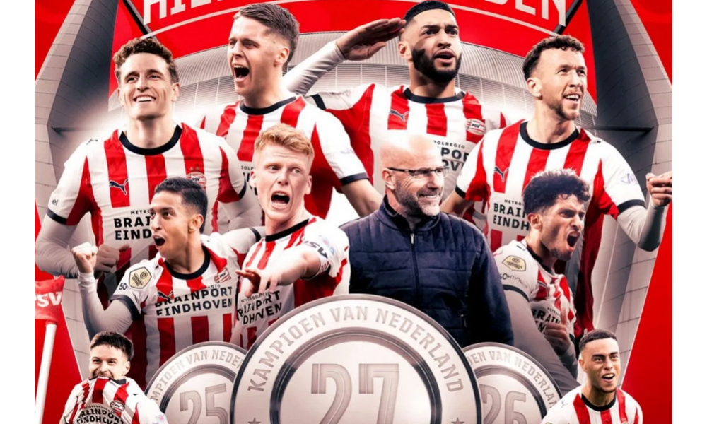 PSV Eindhoven Kunci Gelar Liga Belanda, Tiga Musim Beruntun Jadi Juara