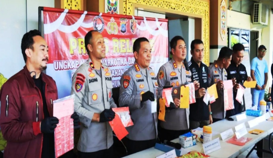 Polisi Bongkar Jaringan Narkoba di Pesisir Banjarmasin, Sabu 2 Kilogram dan 1.670 Ekstasi Disita