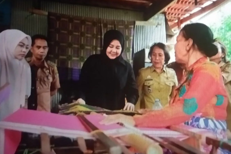 Wakil Gubernur Sulsel Dorong Tenun Emas Sidrap Tembus Pasar Nasional dan Global