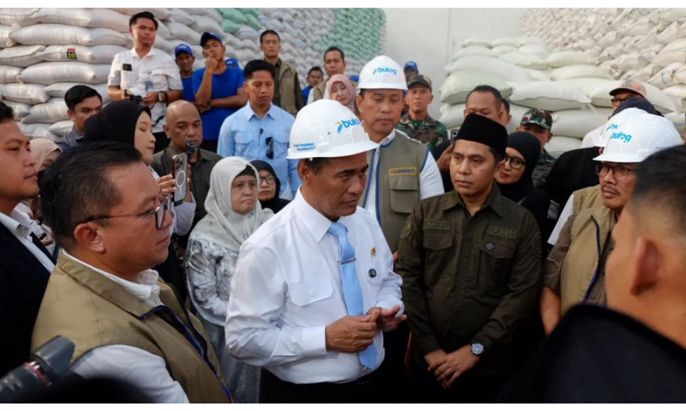 Mentan Ajak Publik Verifikasi Data Pangan, Stok Beras Nasional Capai 4,9 Juta Ton