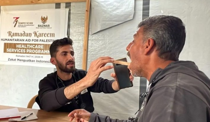 Baznas Salurkan Layanan Kesehatan Gratis untuk 1.500 Warga Palestina di Khan Younis