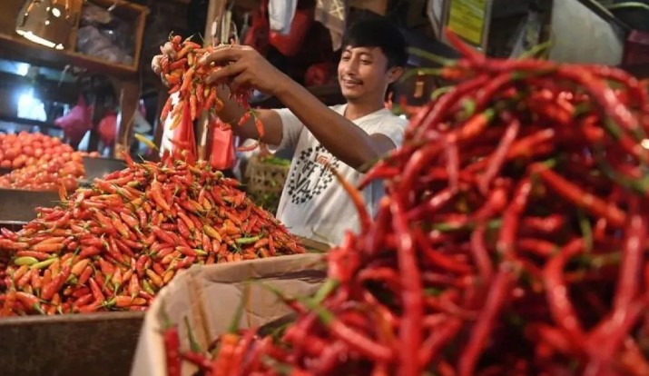 Harga Cabai Rawit Tembus Rp64.050 per Kg, Telur Ayam Rp31.950 pada Sabtu Pagi