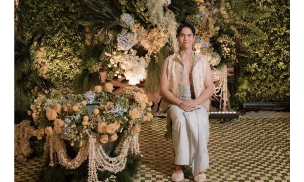 El Rumi Kenakan Busana Terinspirasi Era Regency saat Siraman, Simbol Awal Kehidupan Baru