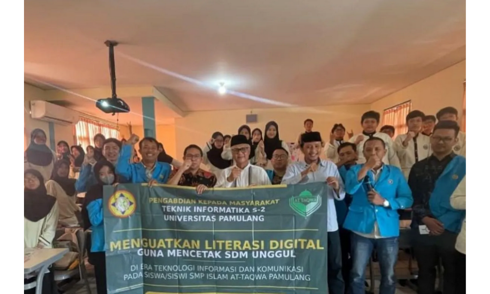 Mahasiswa Unpam Edukasi Pelajar soal Keamanan Data di Era AI untuk Cegah Kejahatan Digital