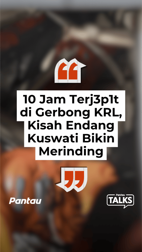 10 JAM TERJEPIT DI GERBONG KRL