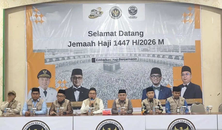 Kloter 06 Jamaah Haji Asal Kalimantan Tengah Siap Berangkat dari Embarkasi Banjarmasin ke Madinah