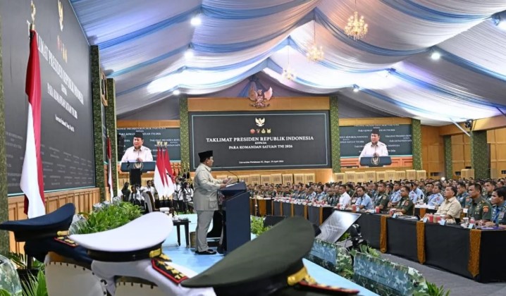 Seskab Ungkap Arahan Presiden Prabowo kepada 1.500 Dansat TNI di Unhan
