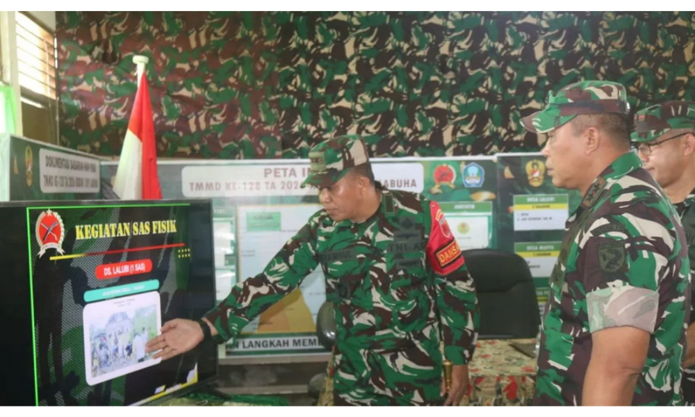 Kodam XV Pattimura Genjot TMMD ke-128 di Gane Timur untuk Percepat Pembangunan Desa