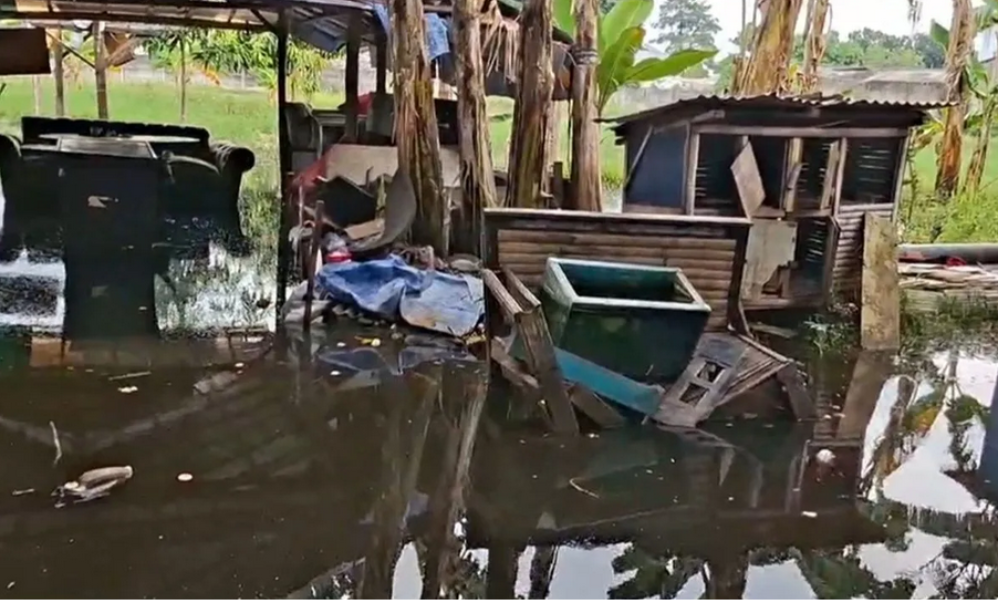 Genangan di Cengkareng Barat Dipicu Proyek Pintu Air Polder Pedongkelan