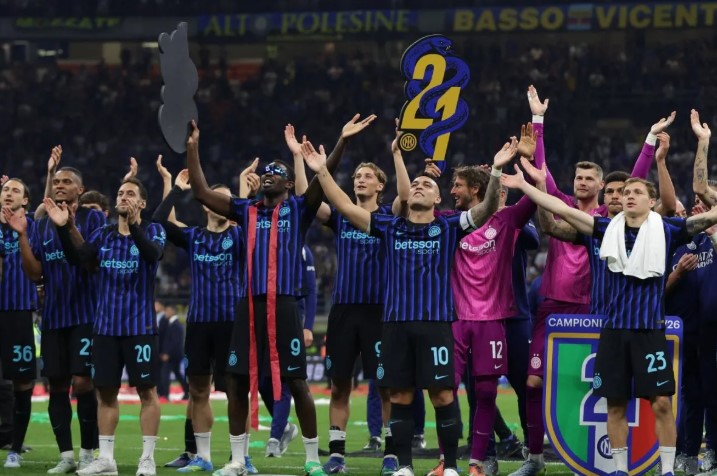 Inter Milan Kunci Gelar Juara Liga Italia Usai Tumbangkan Parma 2-0 di Giuseppe Meazza