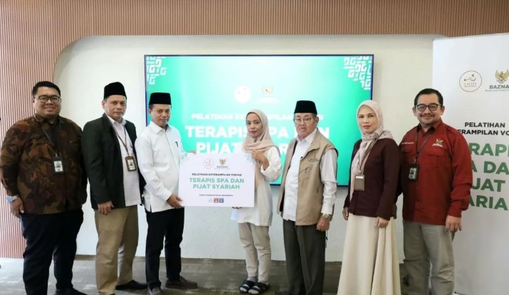 Baznas Gelar Pelatihan Spa Syariah untuk Mustahik Demi Tekan Pengangguran