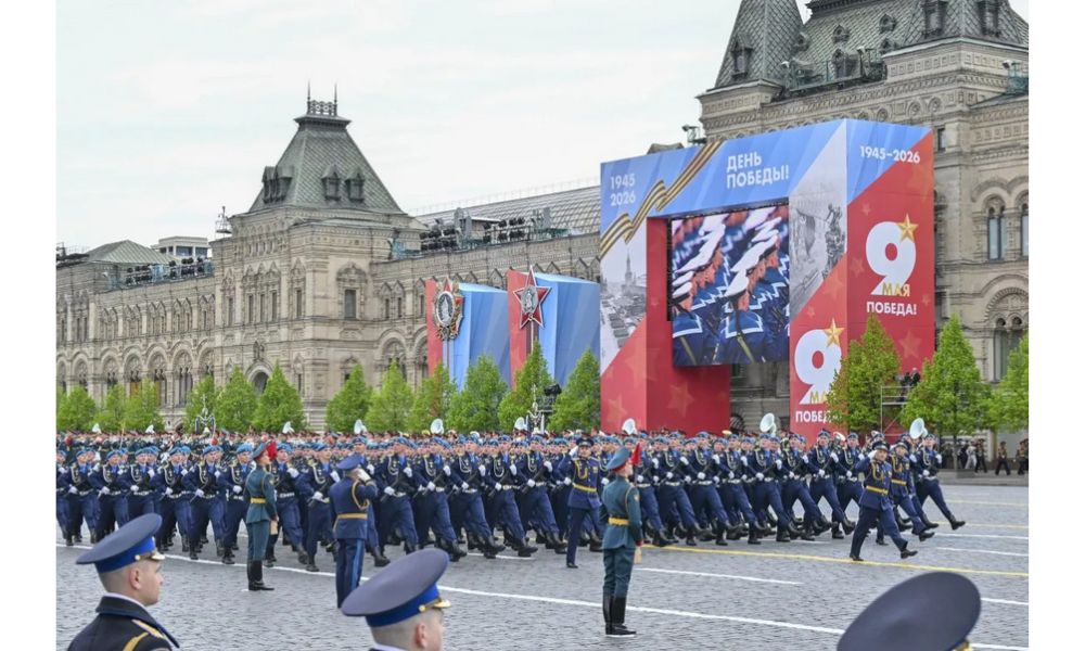 Rusia Gelar Parade Hari Kemenangan di Lapangan Merah Moskow