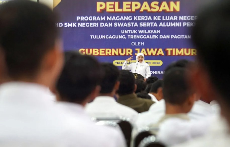 Ratusan Pelajar SMK Tulungagung Ikuti Program Magang Luar Negeri dan Penempatan PMI ke Delapan Negara
