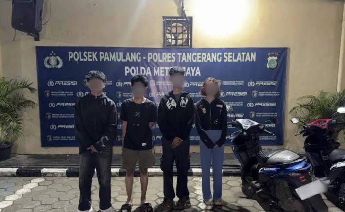 Polisi Amankan Empat Remaja yang Diduga Akan Tawuran di Pondok Cabe Tangsel