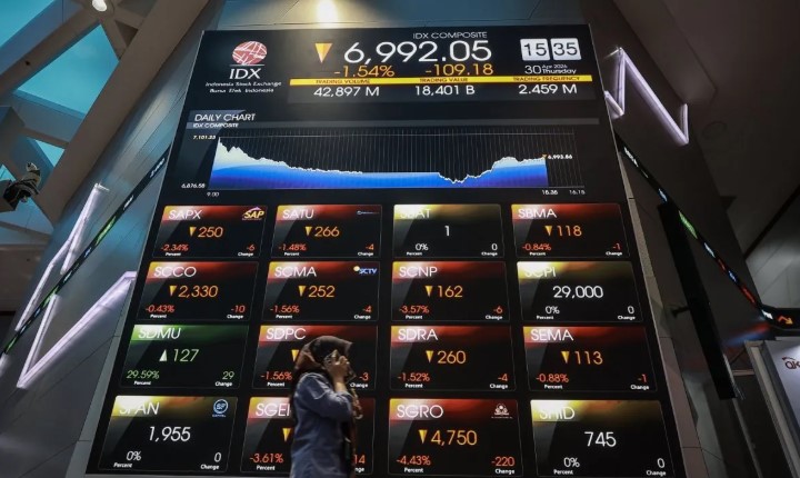 IHSG Dibuka Melemah Tipis ke Level 6.599 pada Perdagangan Selasa Pagi