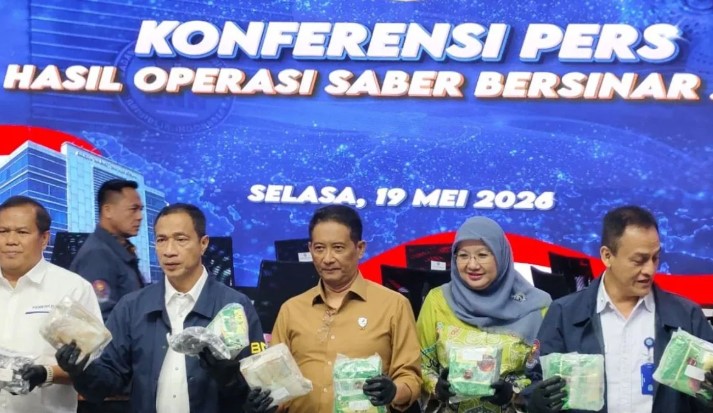 BNN Bongkar Jaringan Narkoba dalam Operasi Saber Bersinar April-Mei 2026