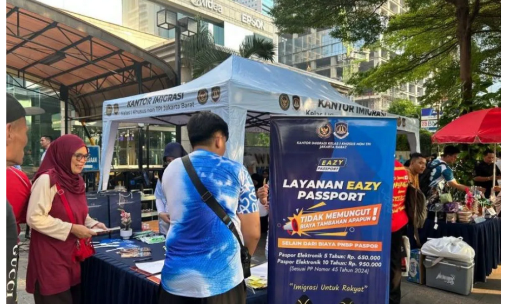 Ditjen Imigrasi Sediakan 50 Kuota Layanan Paspor Saat CFD Jakarta