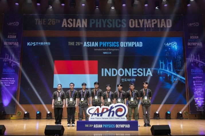 Indonesia Raih Dua Medali Emas pada Olimpiade Fisika Asia 2026 di Korea Selatan