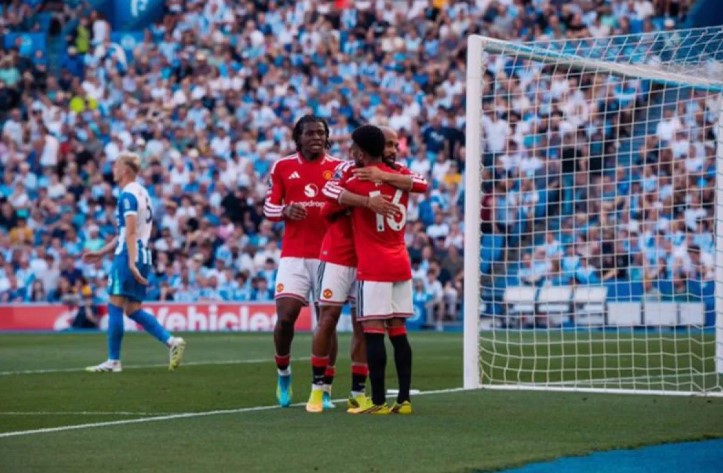 Manchester United Menang 3-0 atas Brighton dan Kunci Tiket Liga Champions