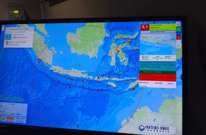 Gempa Magnitudo 4,8 Guncang Jember, BPBD Laporkan Belum Ada Kerusakan Bangunan