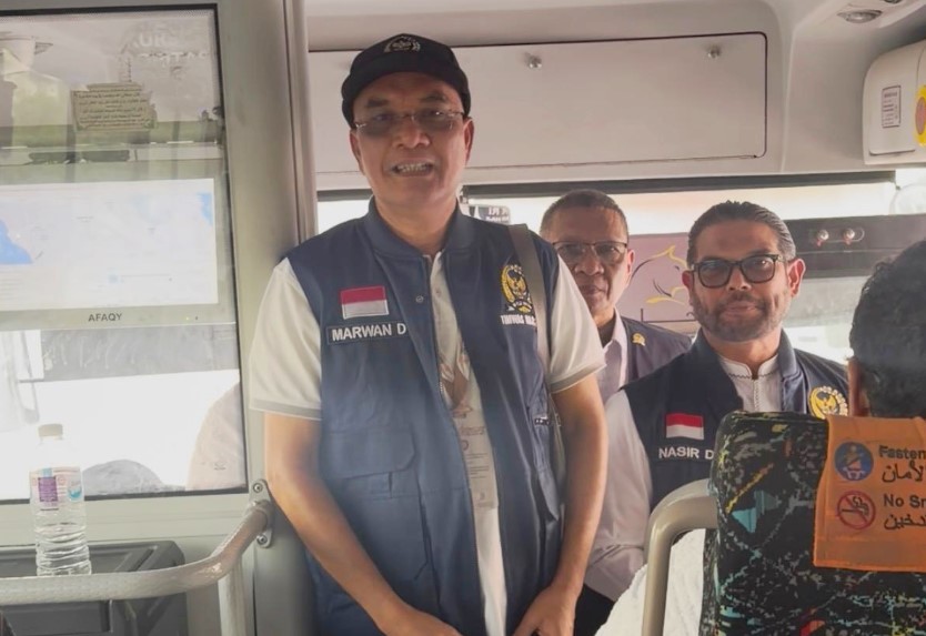 Marwan Dasopang Lepas Jamaah Haji Sumut ke Arafah dan Pastikan Keberangkatan Berjalan Lancar