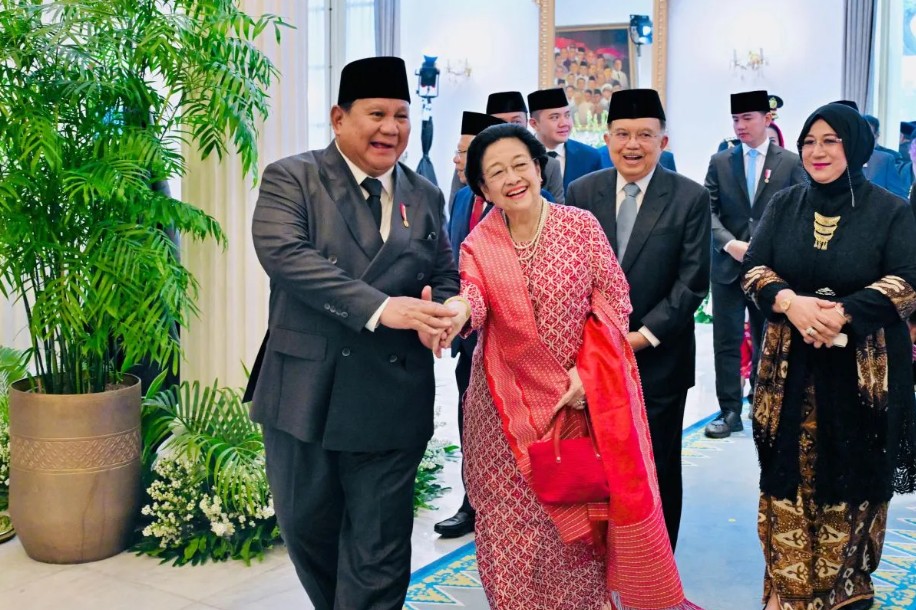 Prabowo Subianto dan Megawati Soekarnoputri Tunjukkan Keakraban dalam Upacara Hari Lahir Pancasila 2026