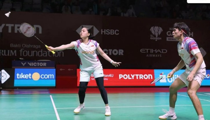 Adnan dan Indah Lolos ke Babak Kedua Indonesia Open 2026 Usai Tundukkan Wakil Prancis