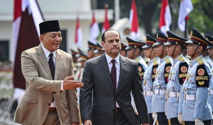 Menhan Sjafrie Terima Kunjungan Menhan Qatar untuk Perkuat Kerja Sama Pertahanan