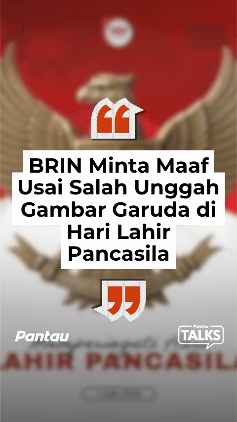 BRIN MINTA MAAF USAI SALAH UNGGAH GAMBAR GARUDA