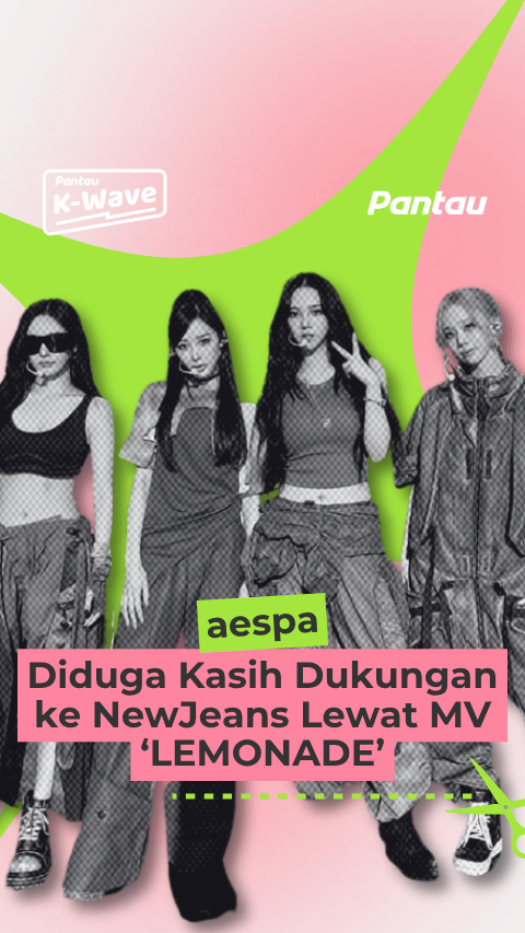 AESPA DIDUGA KASIH DUKUNGAN KE NEWJEANS LEWAT MV LEMONADE