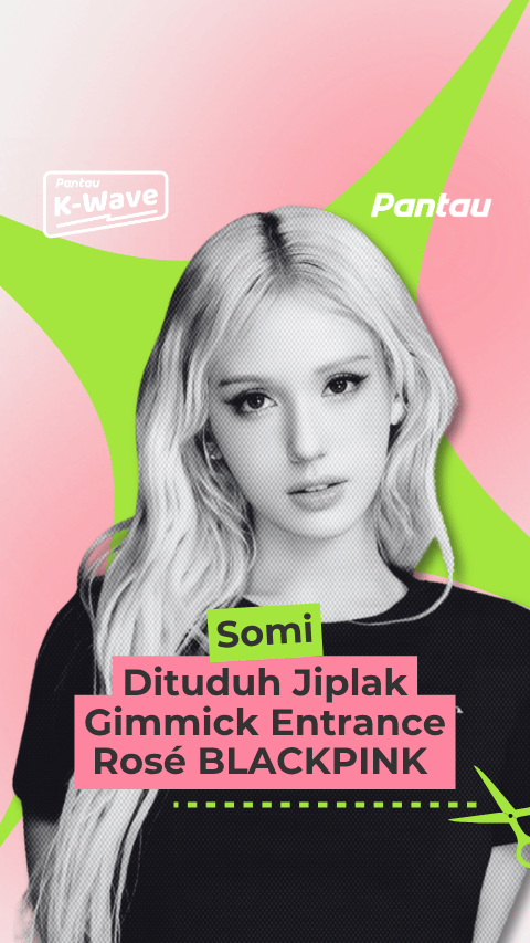 SOMI DITUDUH JIPLAK GIMMICK ENTRANCE ROSE BLACKPINK