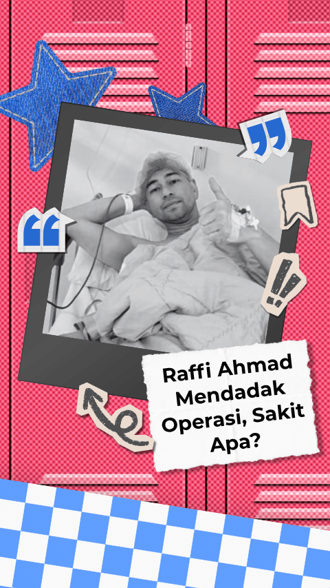 RAFFI AHMAN MENDADAK OPERASI